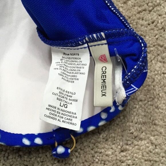 Elephant print corset style bikini top. NWOT - Picture 5 of 8